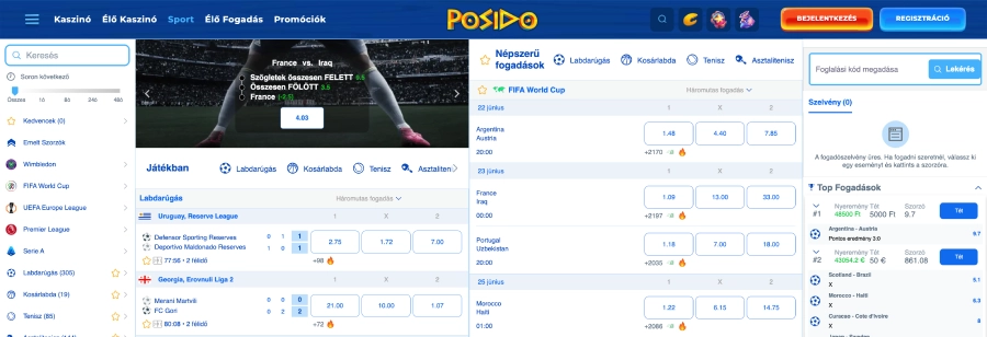Posido sportfogadás