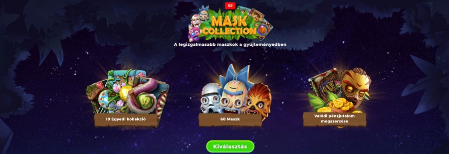 Wazamba kaszinó mask collection