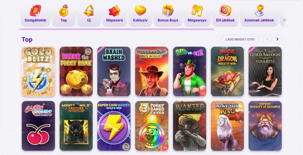 Robocat játékok slot