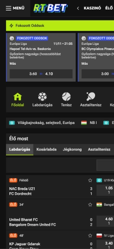 Rtbet kaszinó sportfogadás
