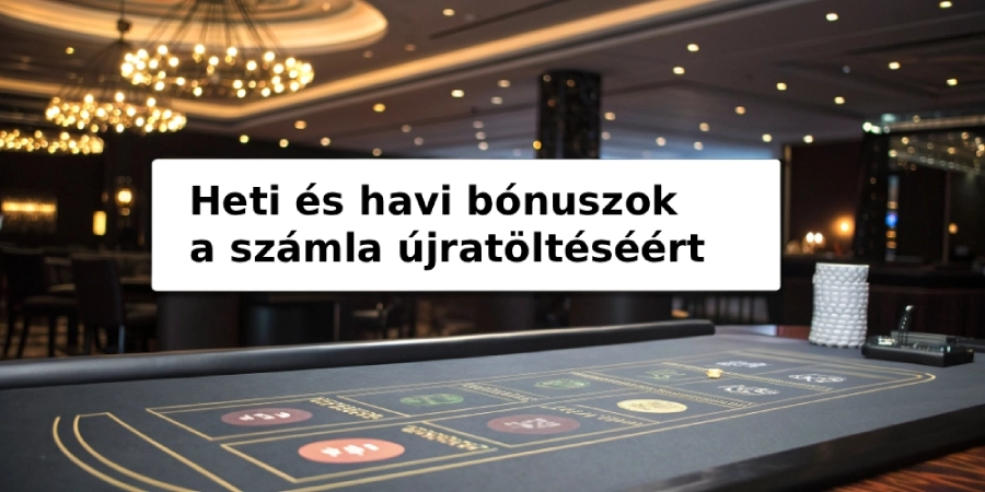 Heti és havi bónuszok
