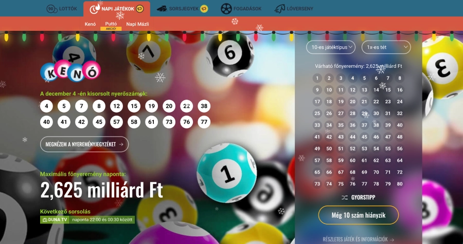 Szerencsejatek lotto