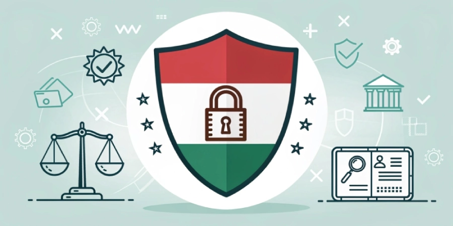 Visual representation of gambling regulation and licensing in Hungary