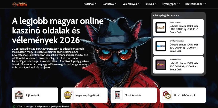 CasinoCapo Magyarország