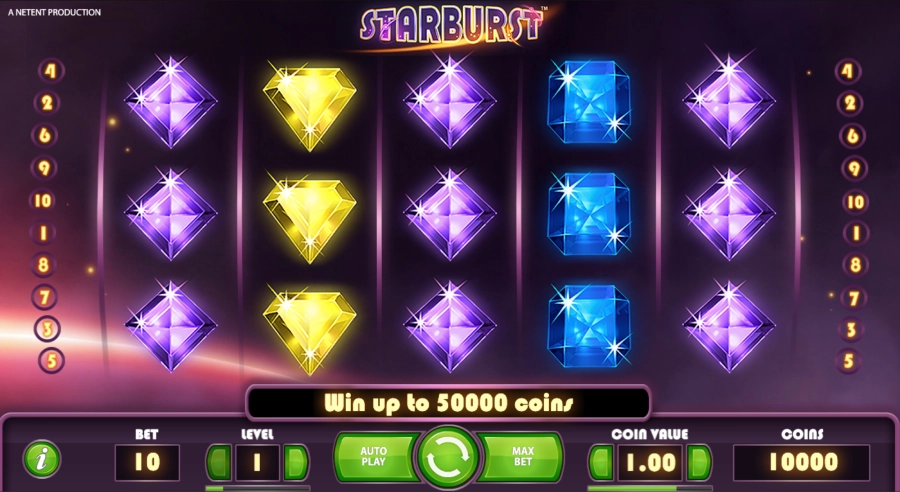 Starburst nyerőgép
