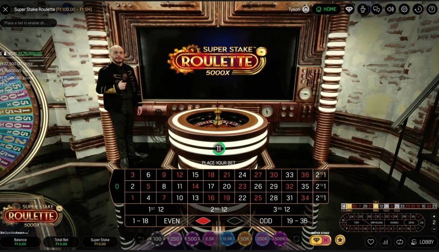 Super stake roulette