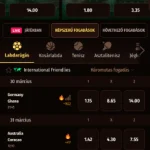 Westace kaszinó sportfogadó