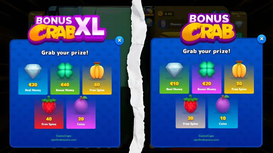 bonus crab xl